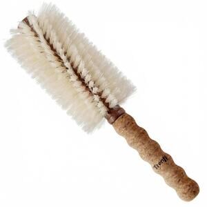 TRENFI Boar Bristle Round Brush with Cork Handle 2.75 Inch Barrel Nylon SEALED